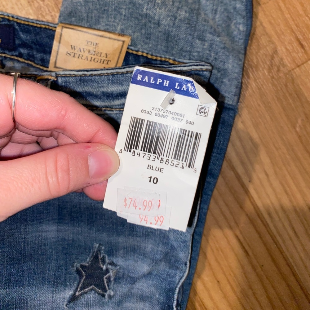 NWT Girls Polo Ralph Lauren Denim Jeans - Picture 2 of 10